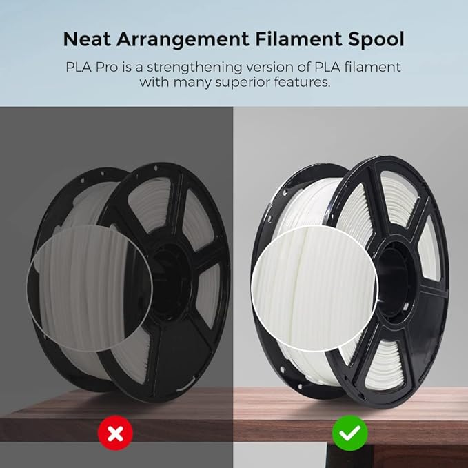 FLASHFORGE 3D Printer Filament, PLA PRO Filament 1.75mm, 1KG Spool, Dimensional - Image 4
