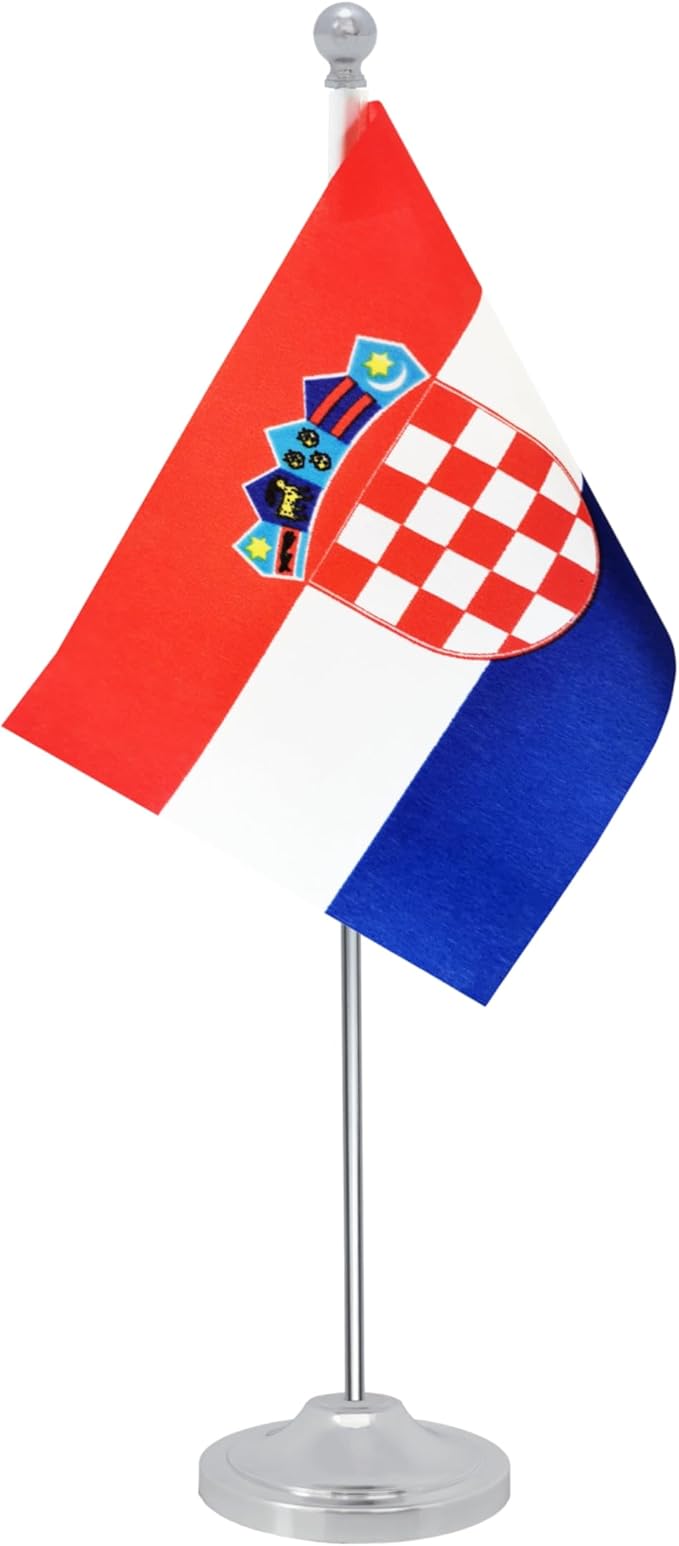 Croatia Desk Flag, Croatian Table Office Flag by Unknown