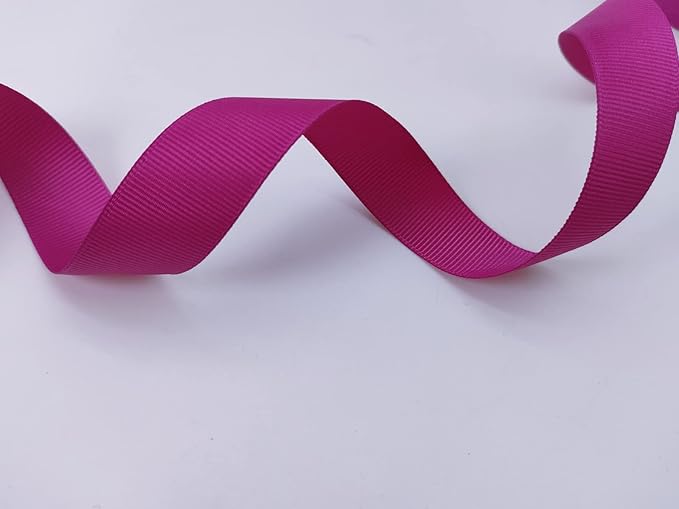 Rose Grosgrain Satin Polyester Ribbon 3/4 inch 100 Yards Wedding Gift Wrapping - Image 3
