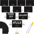 TecUnite 12 Pcs Mini Chalkboard Signs by TecUnite
