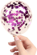 Purple Confetti Balloons by VHUWE