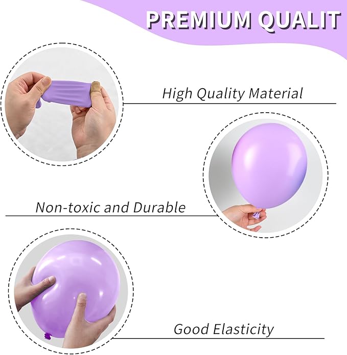Pink Blue Gold Balloons - Image 7