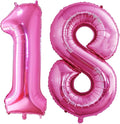 GOER Number 18 Balloons for 18th Birthday Sweet 18 Party Decorations, 42 Inch by GOER