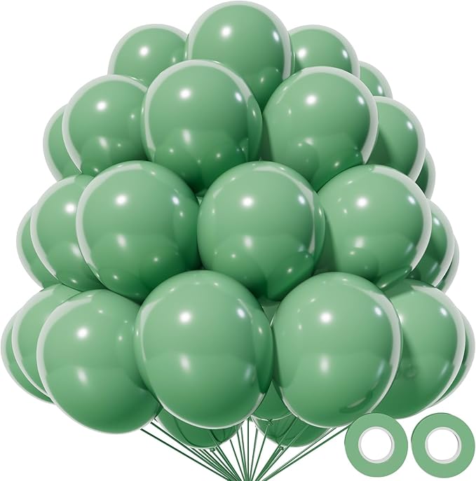 KAWKALSH Sage Green Balloon 12 Inch by %E7%AB%8B%E5%8D%B3%E8%B4%AD%E4%B9%B0