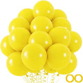 100pcs Balloons, 12 inch Yellow Latex Balloons Helium Quality by OWPFJG