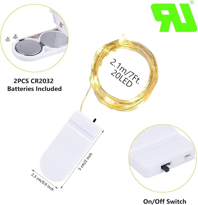 Fairy Lights Battery Operated String Lights - Image 7