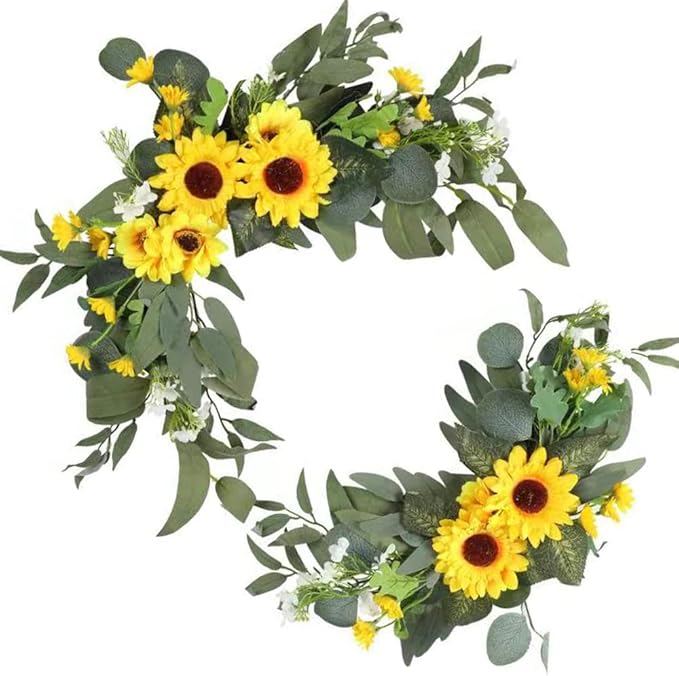 H&W 2pcs Artificial Wedding Arch Flowers by HW