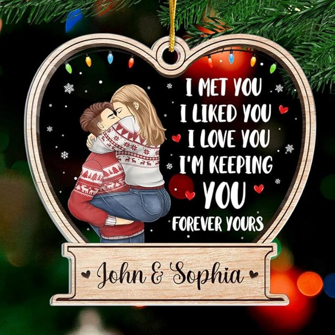 Pawfect House Forever Yours, Personalized Christmas Tree Decorations Gifts - Image 2