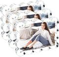 3 Pack 4x6 Inch Magnetic Acrylic Picture Frame, 10+10mm Thick Block, Double by Ruiqilin
