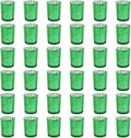 Green Mercury Glass Tea Light Holders Set of 36 by BTGLLAS