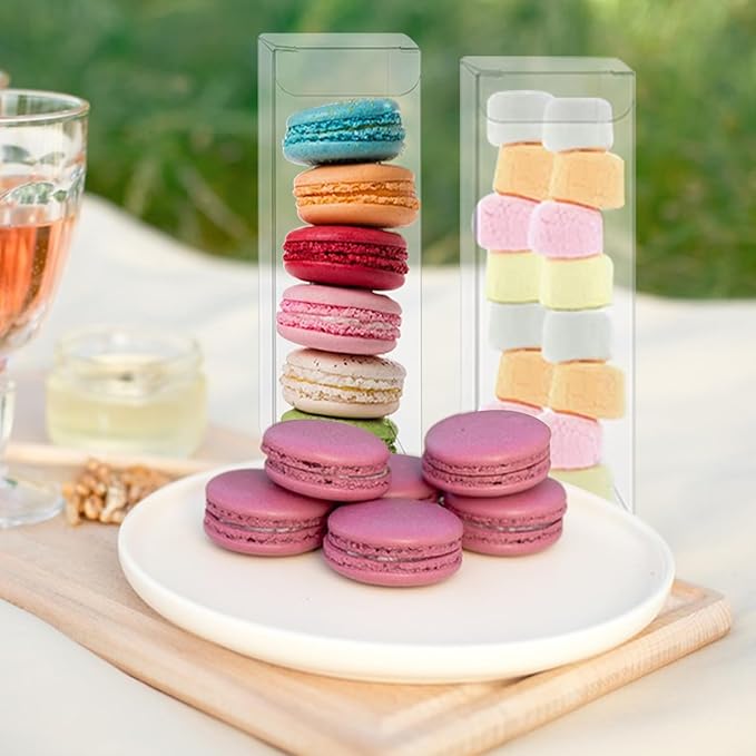 50 PCS Clear Favor Boxes, Macaron Gift Boxes - Image 5