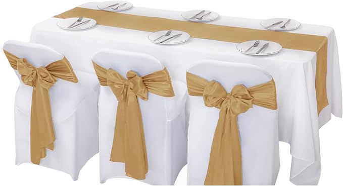 24Pack Table Runner 12 x 108 Inches Satin Silk Table Runner - Image 5