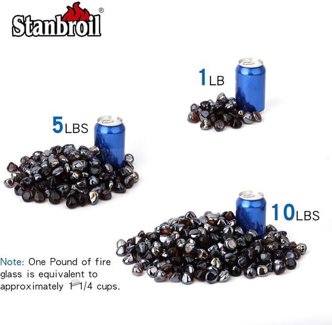 Stanbroil 10-Pound Fire Glass Diamonds - Image 3