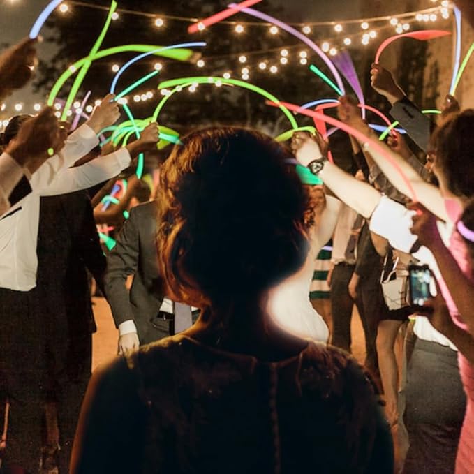 Glow Fever Glow Sticks Bulk 100ct 22'' Glow Necklaces - Image 4