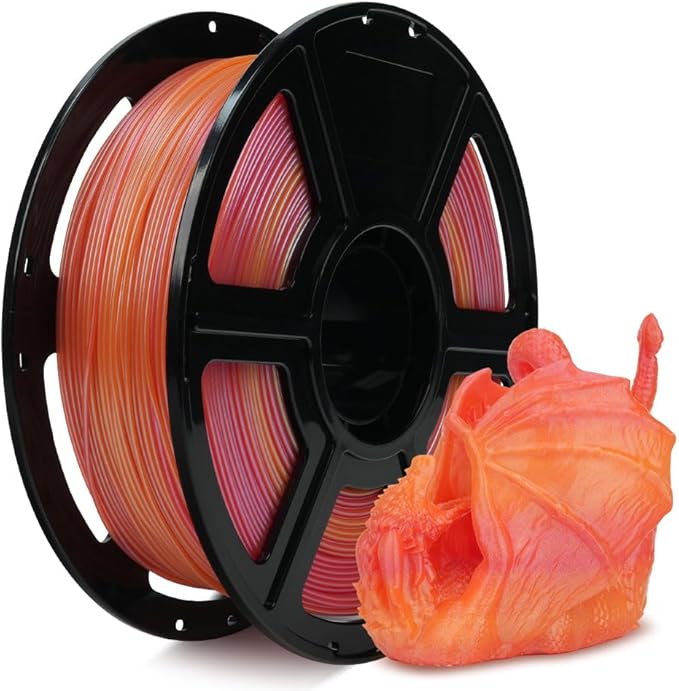 FLASHFORGE Chameleon Gradient Rapid PLA Filament Yellow & Pink, High Flow - Image 7
