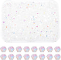 PATIKIL 1000pcs 4mm Bicone Glass Crystal Beads, Faceted Glass Spacer Beads by PATIKIL