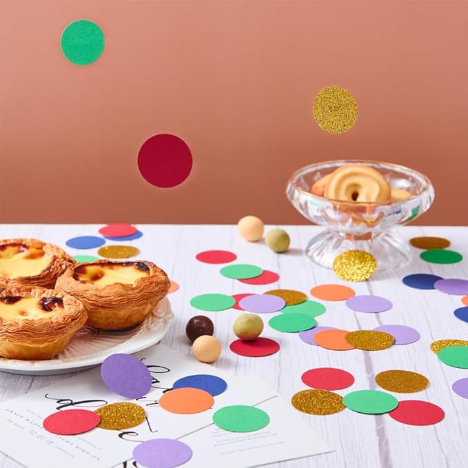 Rainbow Confetti Table Decoration - Image 3