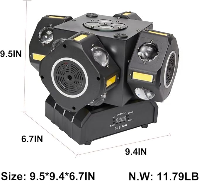 Moving Head DJ Lights 180W LED - Image 5