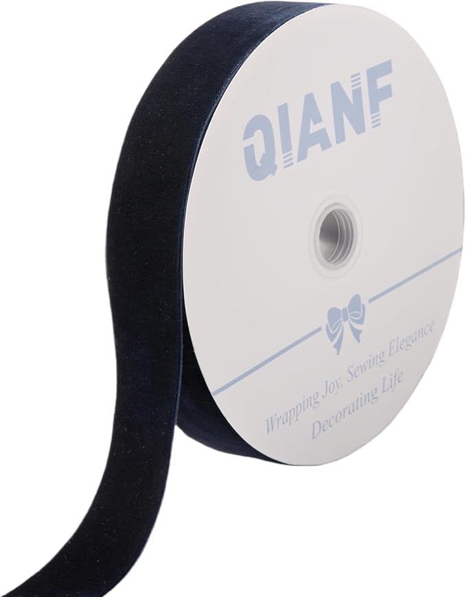 Velvet Ribbon, 1 1/2-Inch by 25-Yard Spool by QIANF