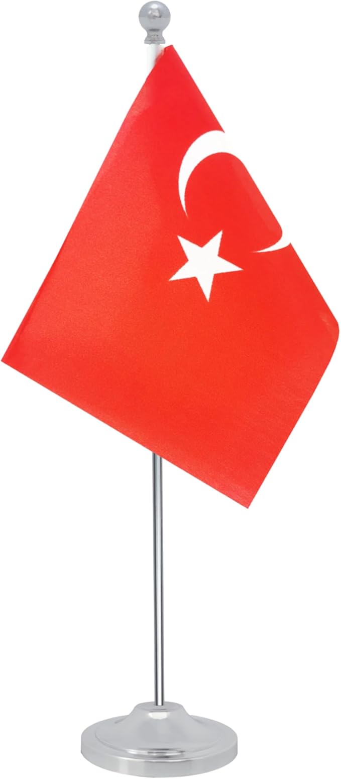 Turkey Desk Flag, Turkish Table Office Flag by Unknown