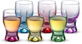 M&N HOME Set of 6, Heavy Base Glassware Drinking Whiskey Glass Cups by MNHOME