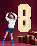 4FT Plastic Marquee Numbers 8 by KLUND