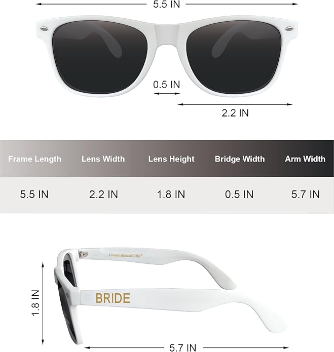 Bride and Groom Polarized Sunglasses - Image 2