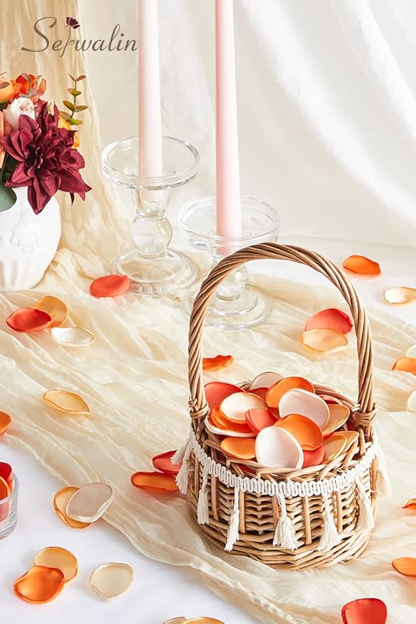 Serwalin 300Pcs Silk Rose Petals Flower Petals - Image 2