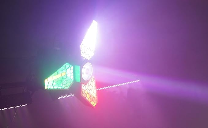Rockville Leaf Spinner 250W 3-in-1 Rotating DJ Stage Light - Image 9