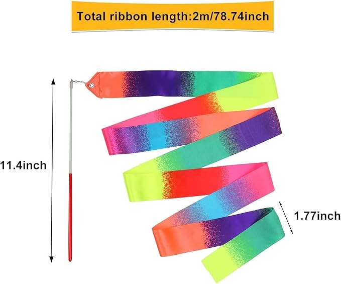 20 Pack Ribbon Dancing Wands Party Favors - Image 4