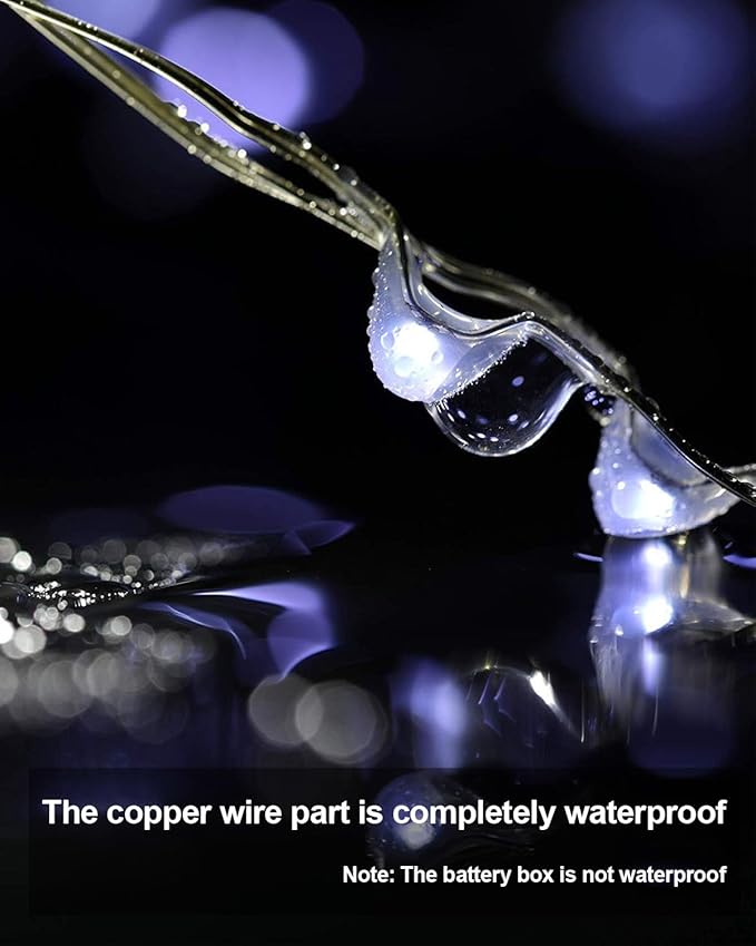 20 Pack Fairy Lights Battery Operated 3.3ft 20 LED Mini String Lights Copper - Image 6