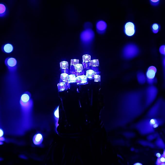 Toodour Solar Christmas Lights, 72ft 200 LED 8 Modes Outdoor Christmas String - Image 2