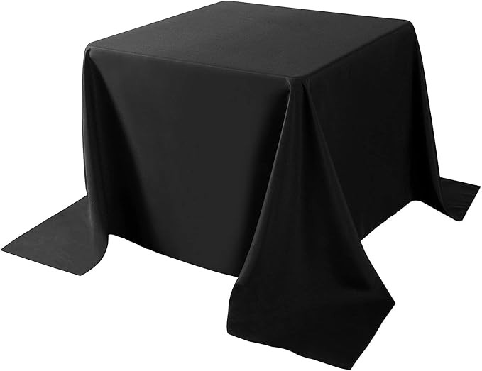 Cupuamon Square Tablecloth 90x90 inch Washable Polyester Fabric Table Cloth - Image 2