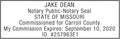 MaxMark Notary Stamp for State of Missouri- Self Inking Stamp by Maxmark