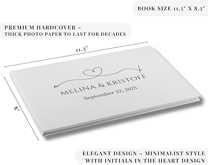 Wedding Guest Book – Personalized Polaroid Guest Book - Image 6