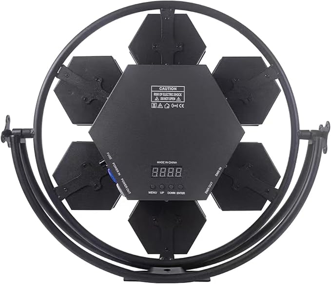 JUNMAN 7 Head Led Retro Background Effect Light DJ Disco Stage Lights 1pc Pack - Image 2