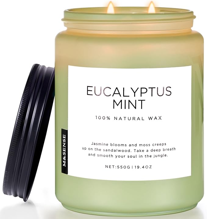 M&SENSE Eucalyptus & Mint Candles by MSENSE