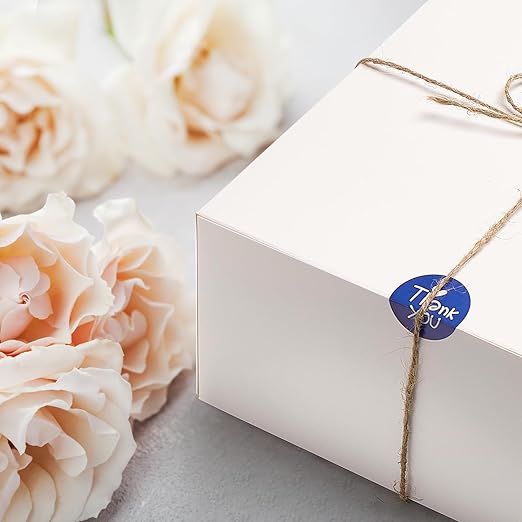 MESHA White Gift Boxes with Lids 8x8x4'' 100PC, Gift Boxes Bulk - Image 6