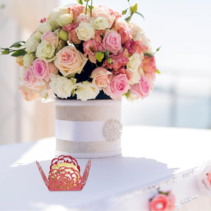 50Pcs Truffle Cupcake Wrapper Liners, Paper Chocolate Candy Wrappers, Peanut - Image 8