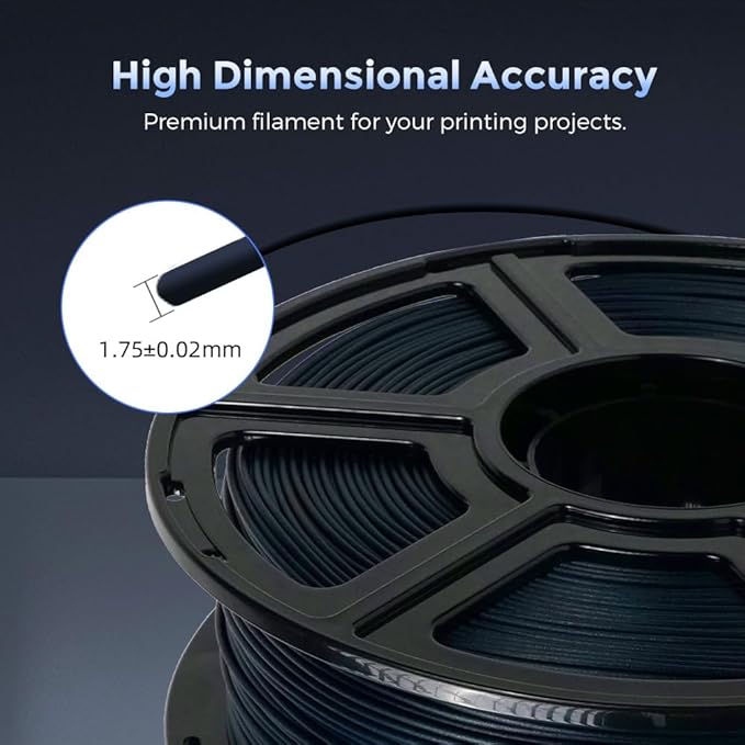 FLASHFORGE Carbon Fiber PETG Filament 1.75mm, Carbon Fiber PETG 3D Printer - Image 5