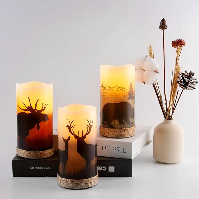Homemory Christmas Flameless Candles Battery Operated - Image 5
