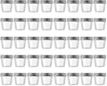 novelinks 4 Ounce Clear Plastic Jars Containers by novelinks