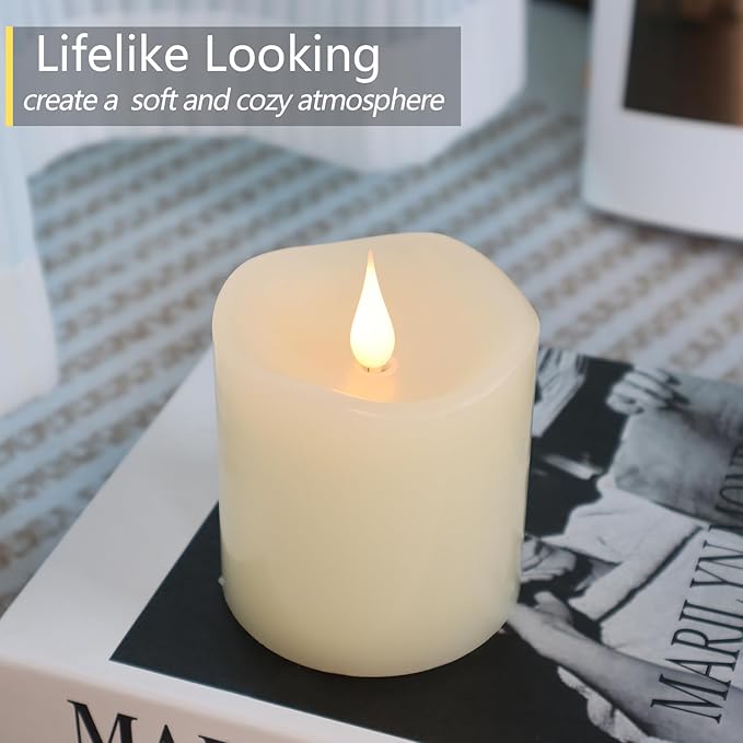 Flameless Candles Battery Operated - Image 3