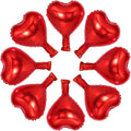 BEISHIDA 50 Pcs 10 Inch Heart Foil Balloons, Heart-Shaped Foil Balloons by Beishida