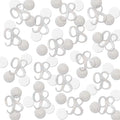 Silver Glitter 98 Confetti, 98th Birthday Number Confetti by MAGJUCHE
