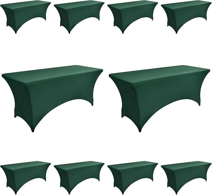 10-Pack 6ft Spandex Table Covers by Unknown