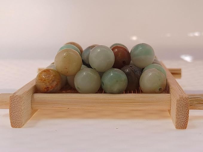 Stone Beads 8mm 100pcs Amazonite Beads Round Loose Gemstones Beads - Image 2