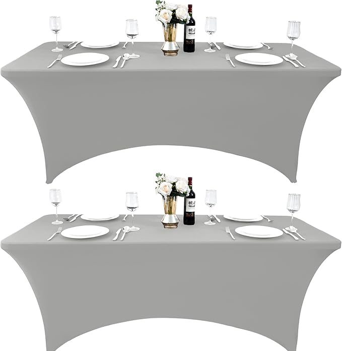 115 2-Pack 8ft Spandex Table Covers by Unknown