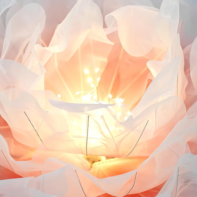 Wedding Giant Electric Artificial Flower, Auto Blooming Artificial Flowers - Image 2