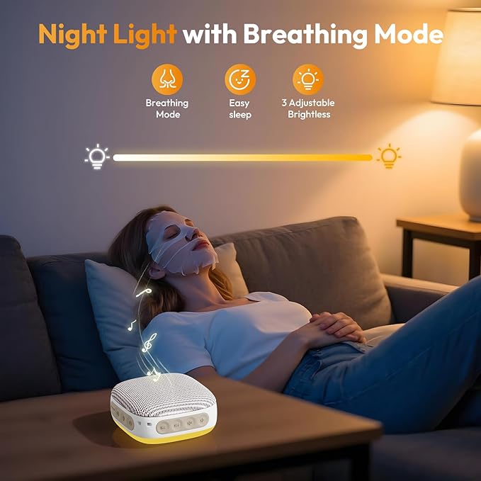 Portable Sound Machine for Travel, 52-Hour Lasting Mini Noise Machine - Image 4
